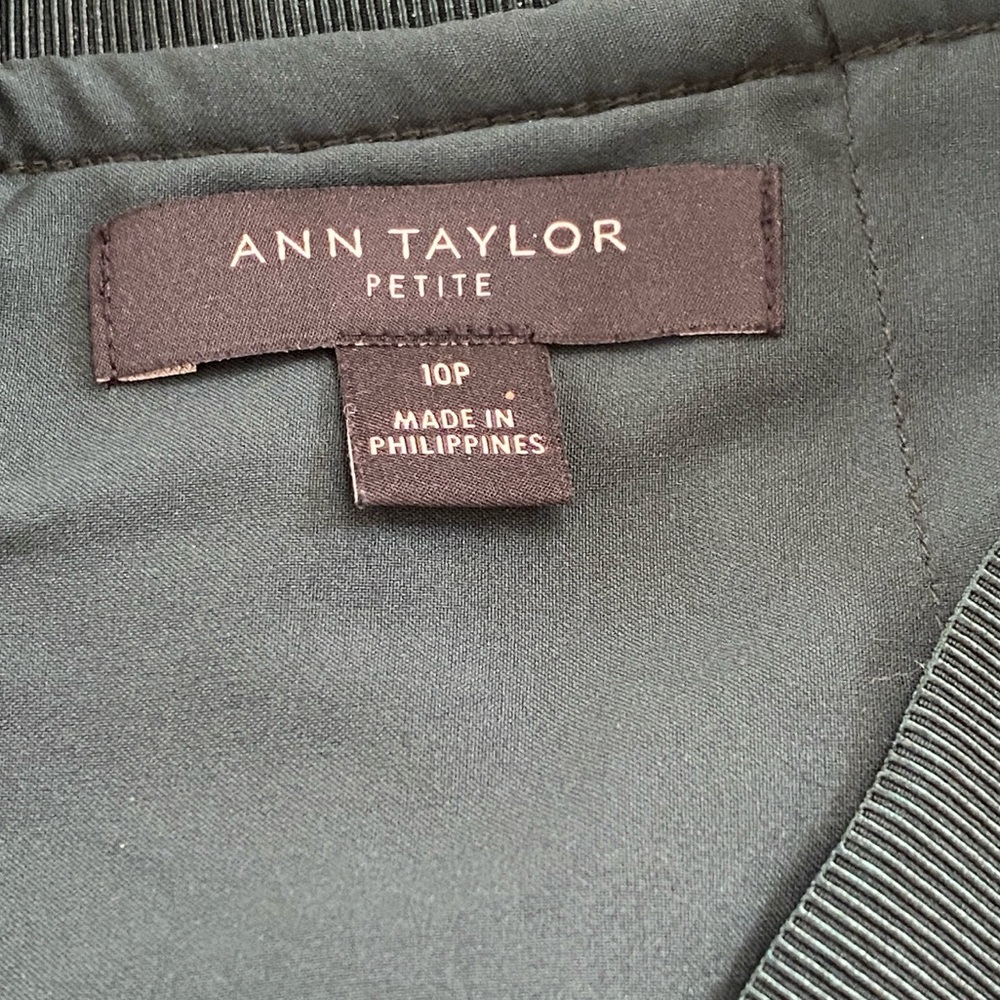 ANN TAYLOR SKIRT PENCIL 10P LACE FOREST DEEP GREEN Work Career Corporate Chic - Picture 10 of 13